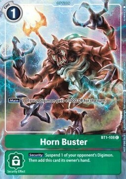 Horn Buster Card Front
