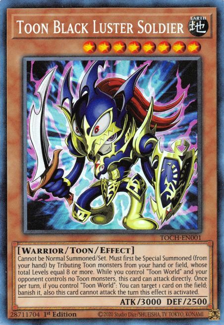 Toon Black Luster Soldier Card Front