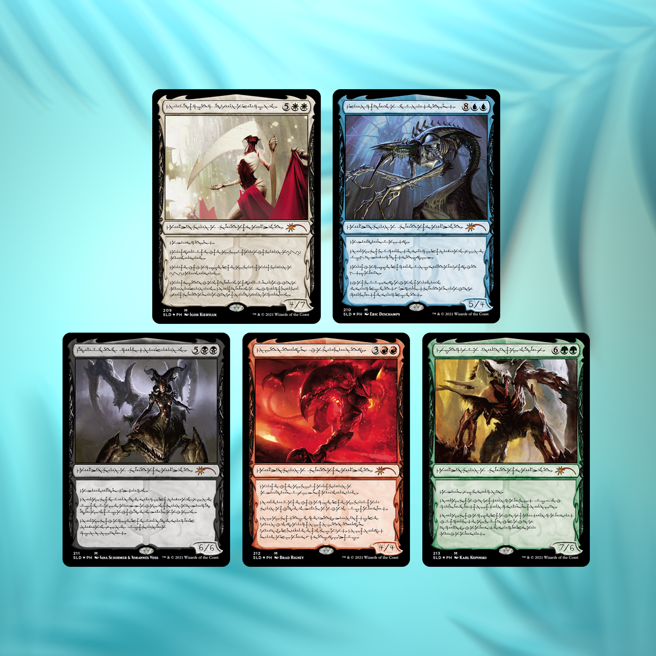 Secret Lair Drop Series: Phyrexian Praetors: Compleat Edition Set