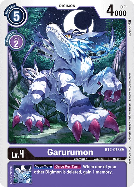 Garurumon X (Frozen Beast) - Digital Masters World