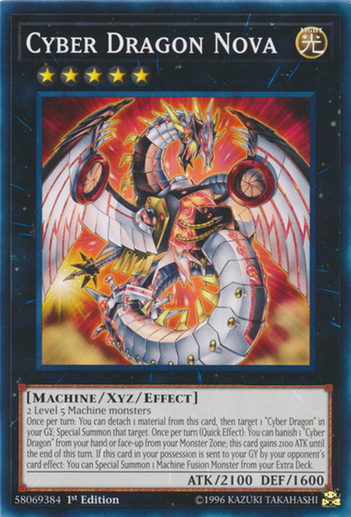 Cyber Drago Nova Card Front