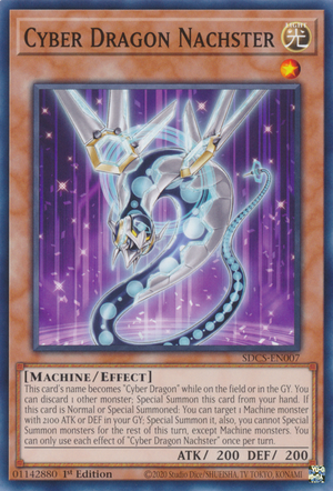 Cyber Drago Nachster Card Front