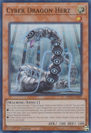 Cyber Dragon Herz Card Front