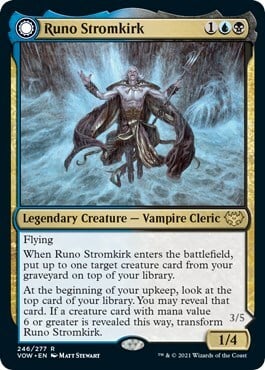 Runo Stromkirk // Krothuss, Signore degli Abissi Card Front