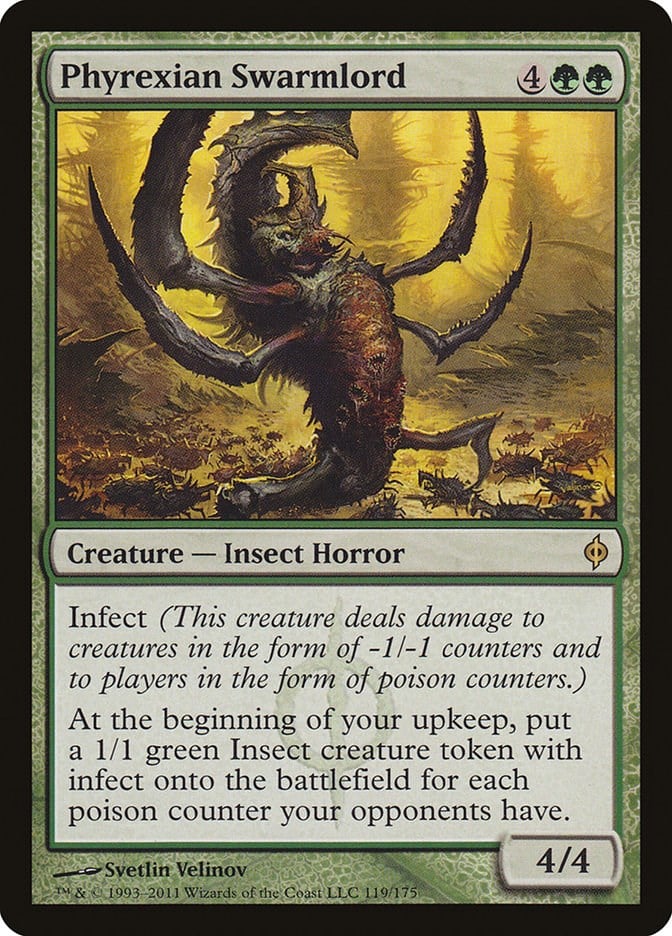 Phyrexian Swarmlord New Phyrexia Magic CardTrader