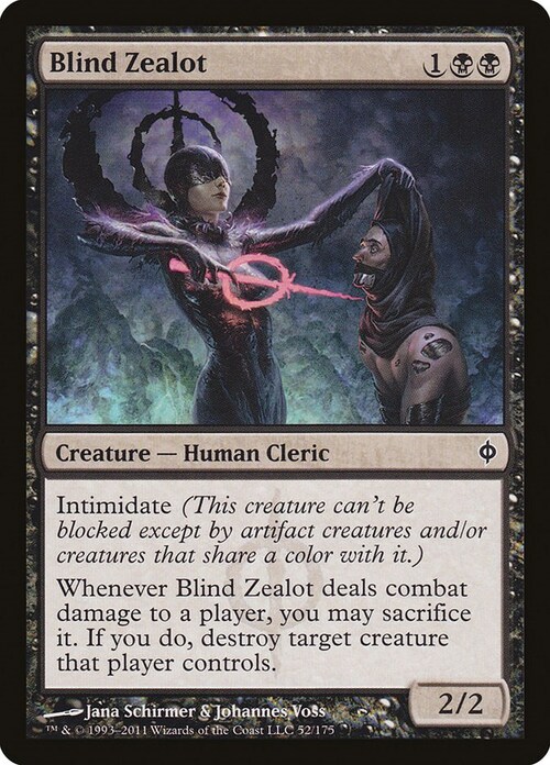 Blind Zealot Card Front