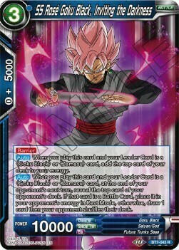 SS Rosé Goku Black, Inviting the Darkness Card Front
