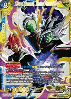 Fused Zamasu, Divine Providence Card Front