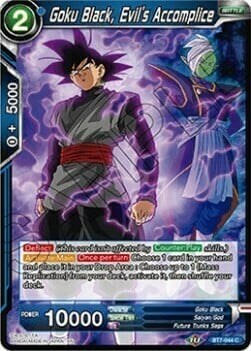 Goku Black, Evil's Accomplice Card Front