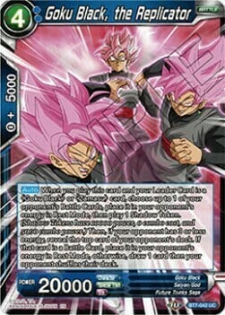 Goku Black, the Replicator Card Front