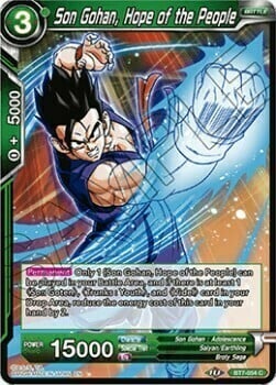 Son Gohan, Hope of the People Card Front