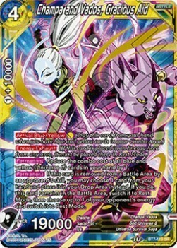 Champa and Vados, Gracious Aid Card Front