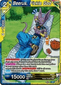 Beerus, Fickle God Card Front