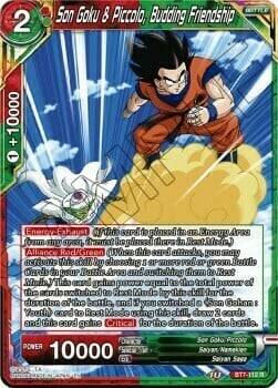 Son Goku & Piccolo, Budding Friendship Card Front