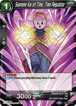 Supreme Kai of Time, Time Regulator Card Front