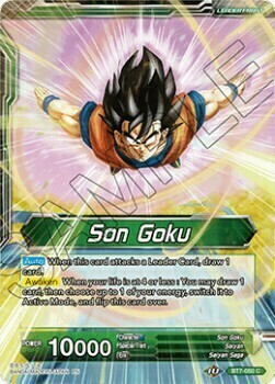 Son Goku // Kaio-Ken Son Goku, Training Complete Card Front