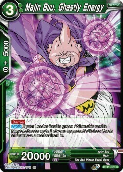 Majin Buu, Ghastly Energy Card Front