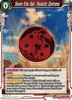 Seven-Star Ball, Parasitic Darkness Card Front