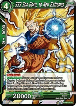 SS3 Son Goku, to New Extremes Card Front