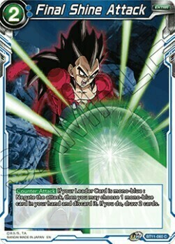 Final Shine Attack Card Front