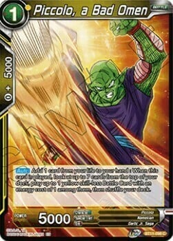 Piccolo, a Bad Omen Card Front