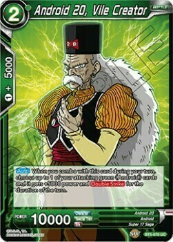 Android 20, Vile Creator Card Front