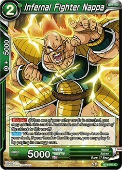 Infernal Fighter Nappa Card Front