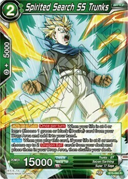 Spirited Search SS Trunks Card Front