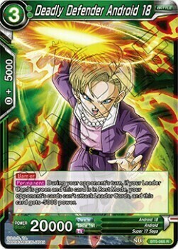 Deadly Defender Android 18 Card Front