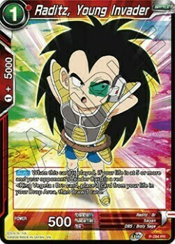 Raditz, Young Invader Frente