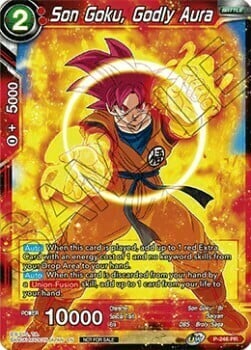 Son Goku, Godly Aura Card Front