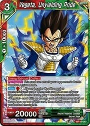 Vegeta, Unyielding Pride