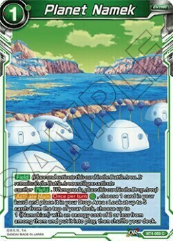 Planet Namek Card Front