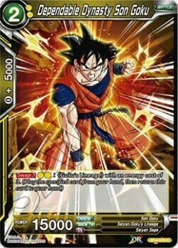 Dependable Dynasty Son Goku Card Front