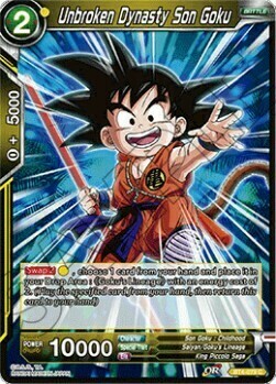 Unbroken Dynasty Son Goku Frente