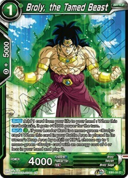 Broly, the Tamed Beast Battle Evolution Booster | Dragon Ball Super ...