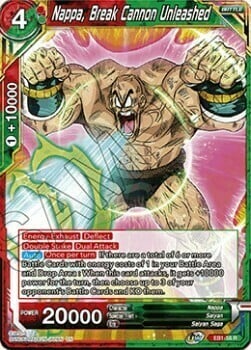 Nappa, Break Cannon Unleashed Frente