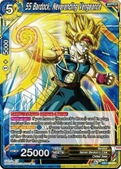 SS Bardock, Neverending Vengeance Card Front