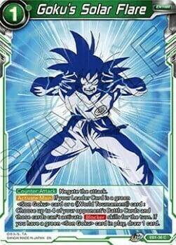 Goku's Solar Flare Frente