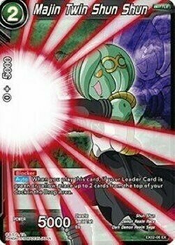 Majin Twin Shun Shun Card Front