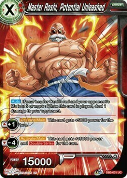 Master Roshi, Potential Unleashed Frente