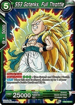 SS3 Gotenks, Full Throttle Card Front