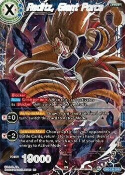 Raditz, Giant Force Card Front