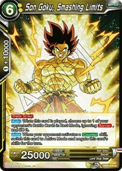 Son Goku, Smashing Limits Card Front