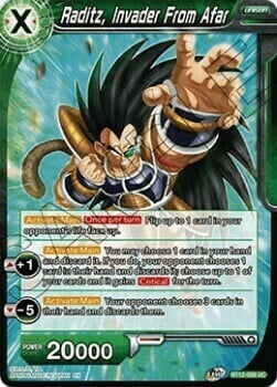 Raditz, Invader From Afar Card Front