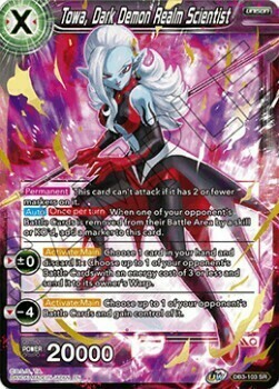 Towa, Dark Demon Realm Scientist Card Front