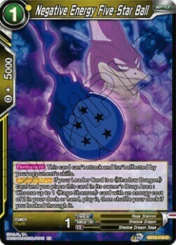 Negative Energy Five-Star Ball Card Front