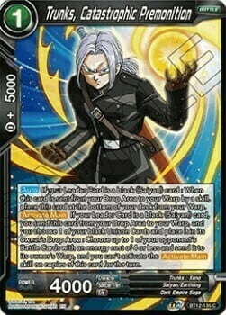 Trunks, Catastrophic Premonition Card Front