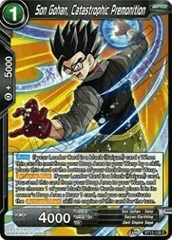 Son Gohan, Catastrophic Premonition Card Front