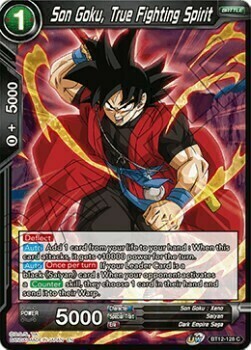 Son Goku, True Fighting Spirit Card Front